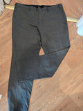 Mens Marks And Spencer 38" Leg 29 Skinny Grey Trousers Smart