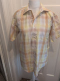 Willerby Smith 16" Yellow And Orange Short Sleeve Shirt