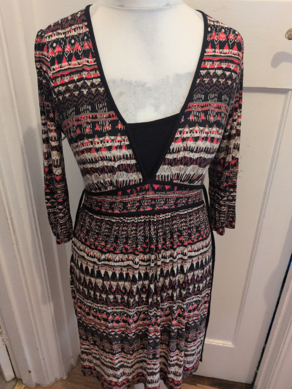 Wallis 10 Multicoloured Long Sleeved Dress