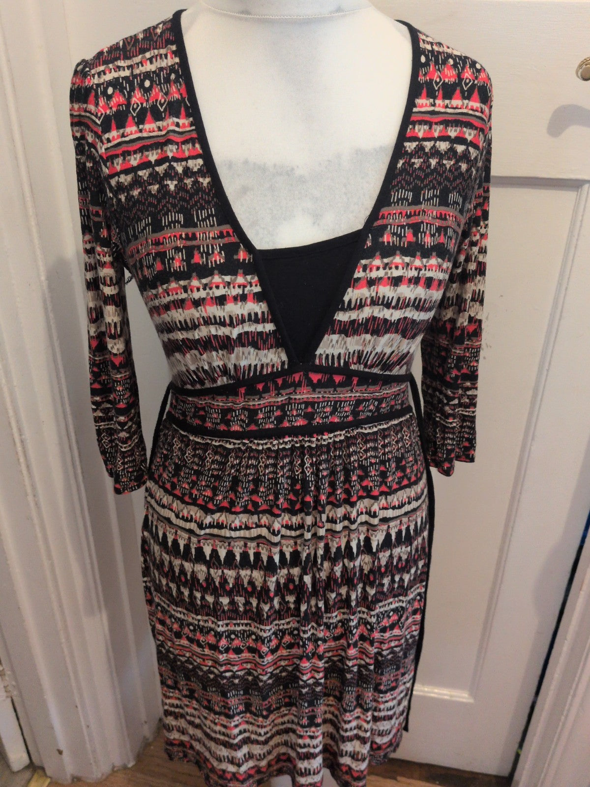Wallis 10 Multicoloured Long Sleeved Dress
