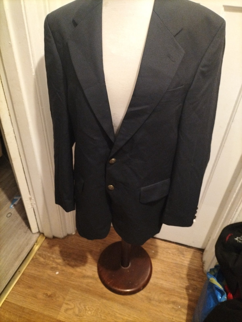 Mens Burton Size 38R Navy Lined Padded Blazer