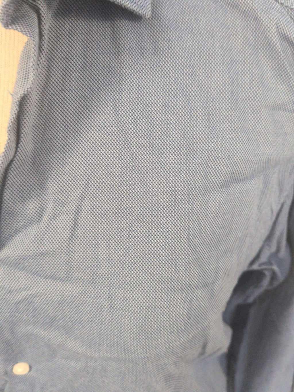Primark 15.5 Blue Regular Fit Long Sleeve Shirt