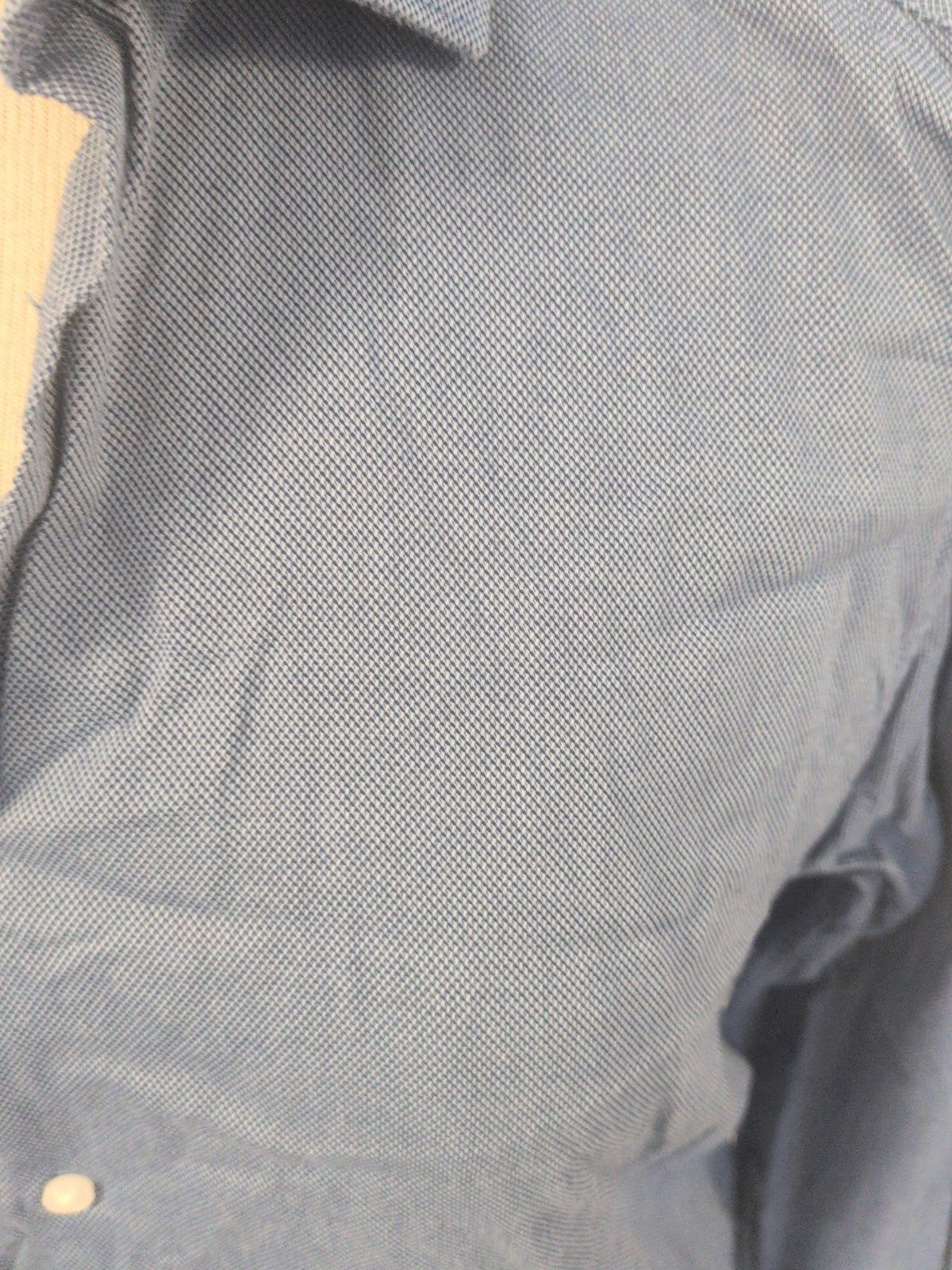 Primark 15.5 Blue Regular Fit Long Sleeve Shirt