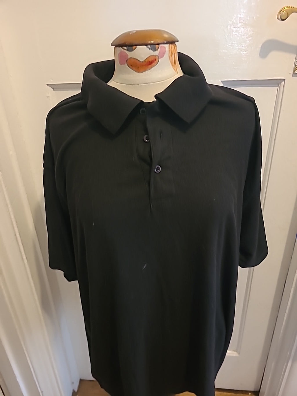 Mens BKS Size 3xl Black Short Sleeved Polo