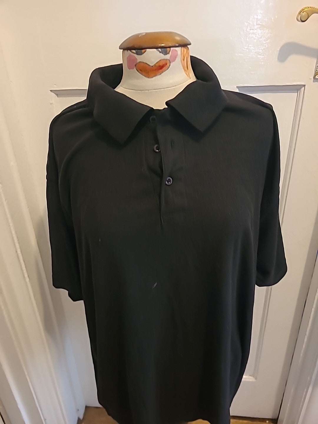 Mens BKS Size 3xl Black Short Sleeved Polo