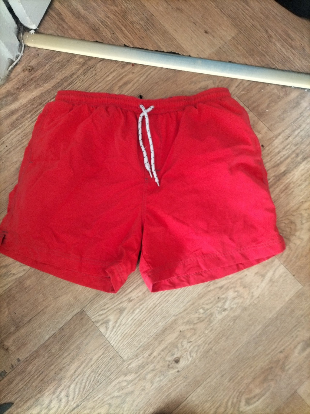 Tu Large Red Elasticated Swim Shorts