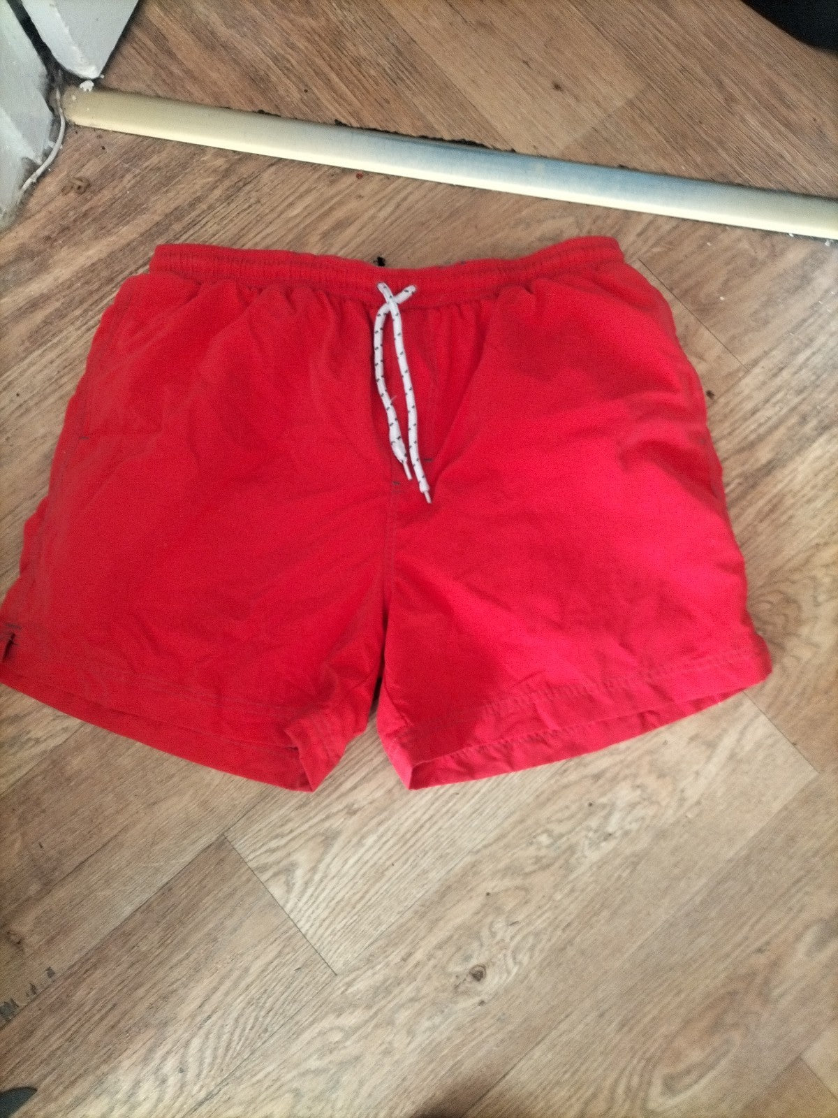 Tu Large Red Elasticated Swim Shorts