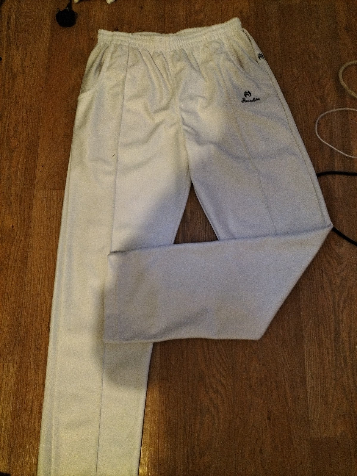 Mens Henselite Size Small White Joggers