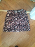 Shein Large Leopard Print Short Skirt