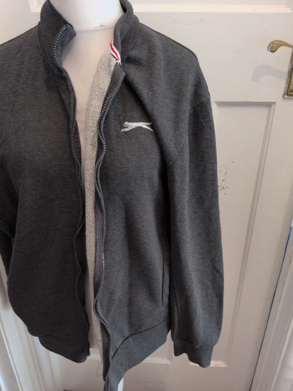 Slazenger XL Grey Full Zip Jacket Basic