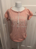 Zara Sportswear Medium Pink Short Sleeve Top