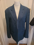 Mens Berkertex Size 44 Navy Lined Padded Suit Jacket