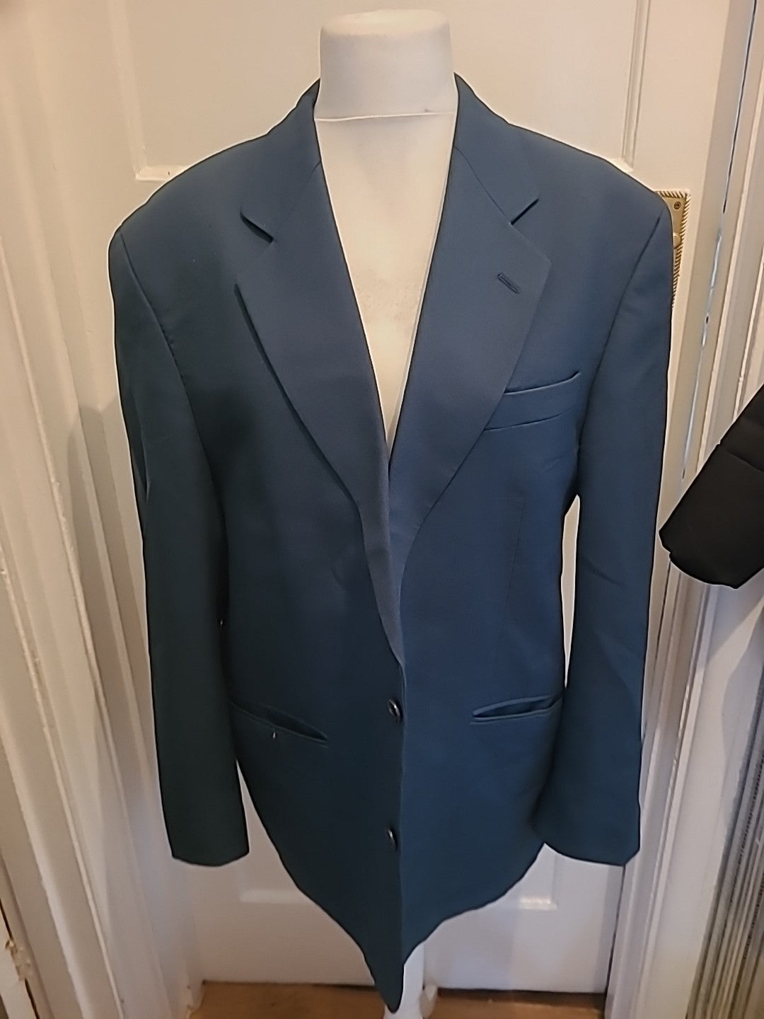 Mens Berkertex Size 44 Navy Lined Padded Suit Jacket