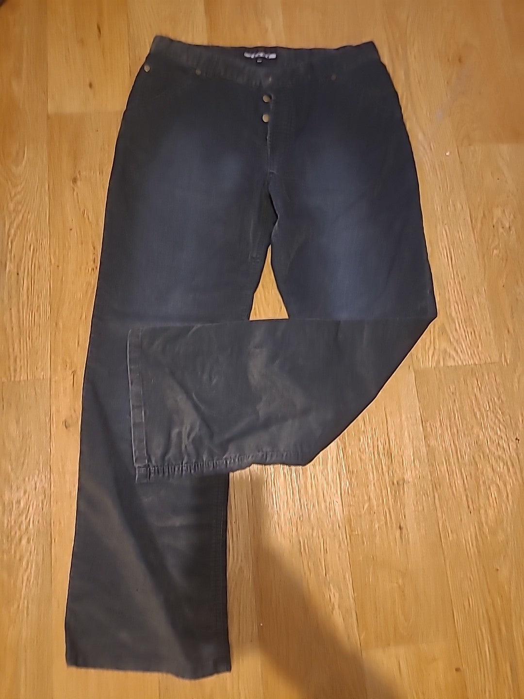Mens Linea Jeans Size 34S Navy Ribbed Jeans