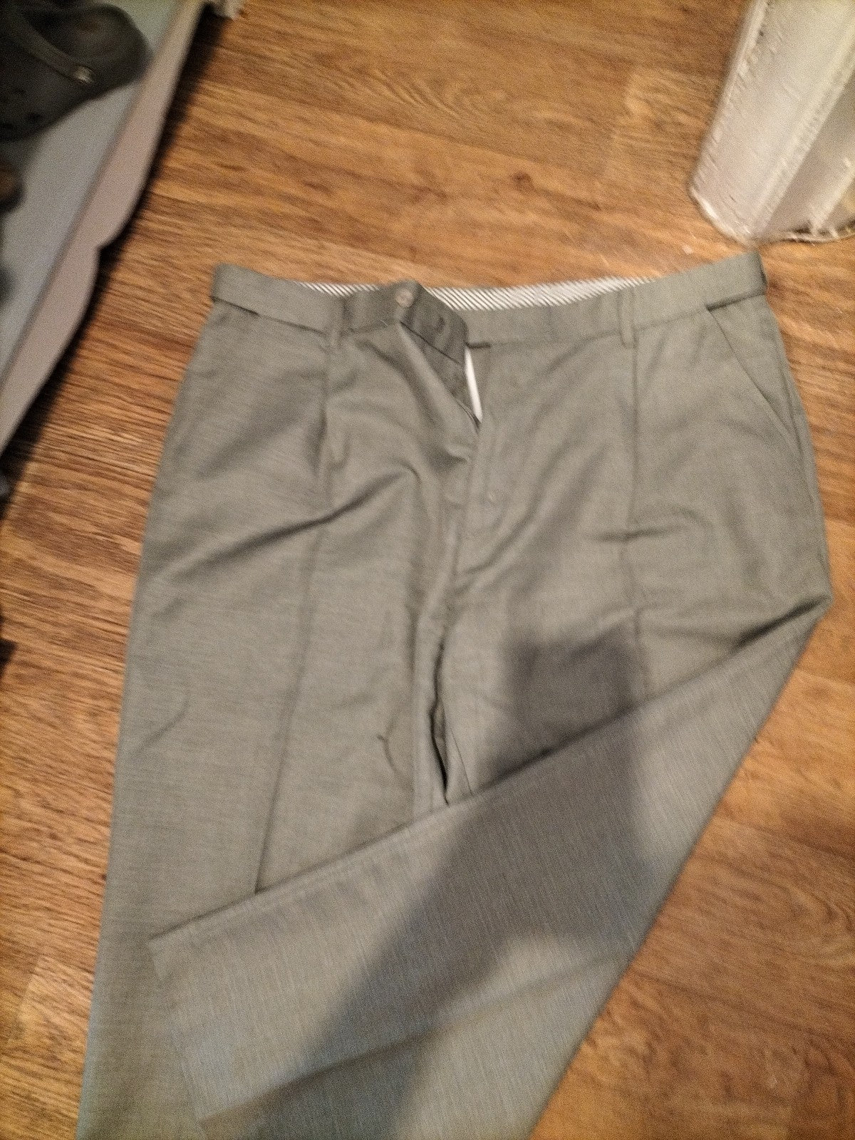 Mens Clifford James Size 42XS Grey Formal Trousers