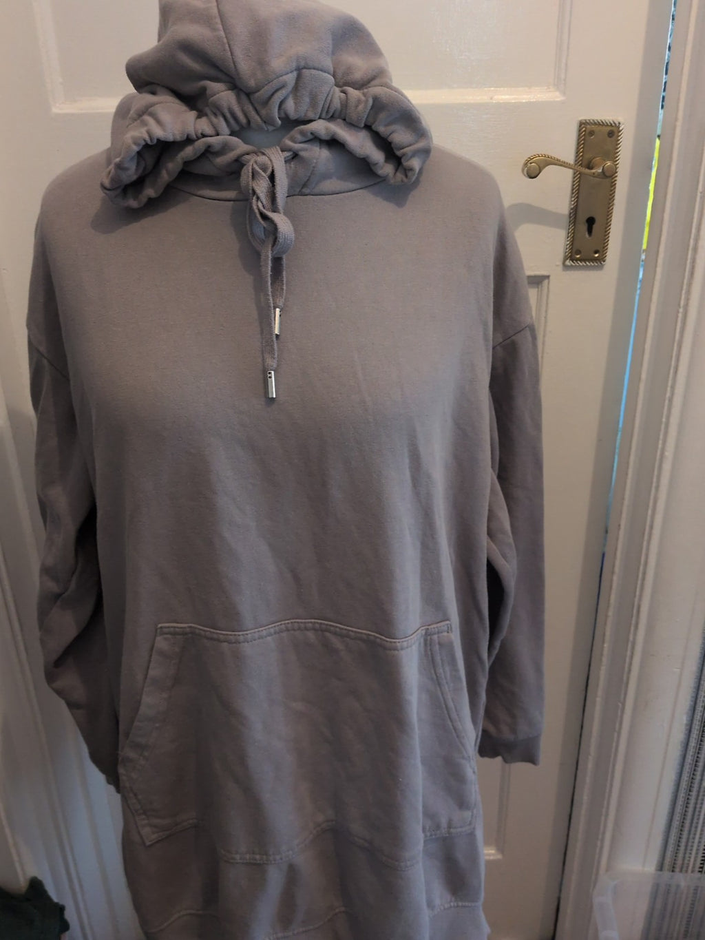 H&M Basics Medium Grey Stone Pullover Hoodie