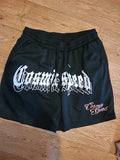 Mens Romwe Size Large Black Elasticated Sweat Shorts