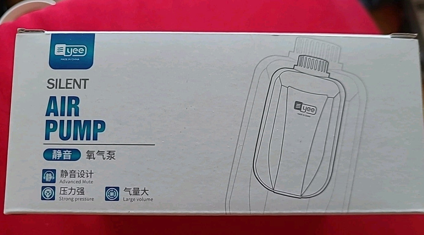 Brand New Boxed Silent Air Pump For Aquarium