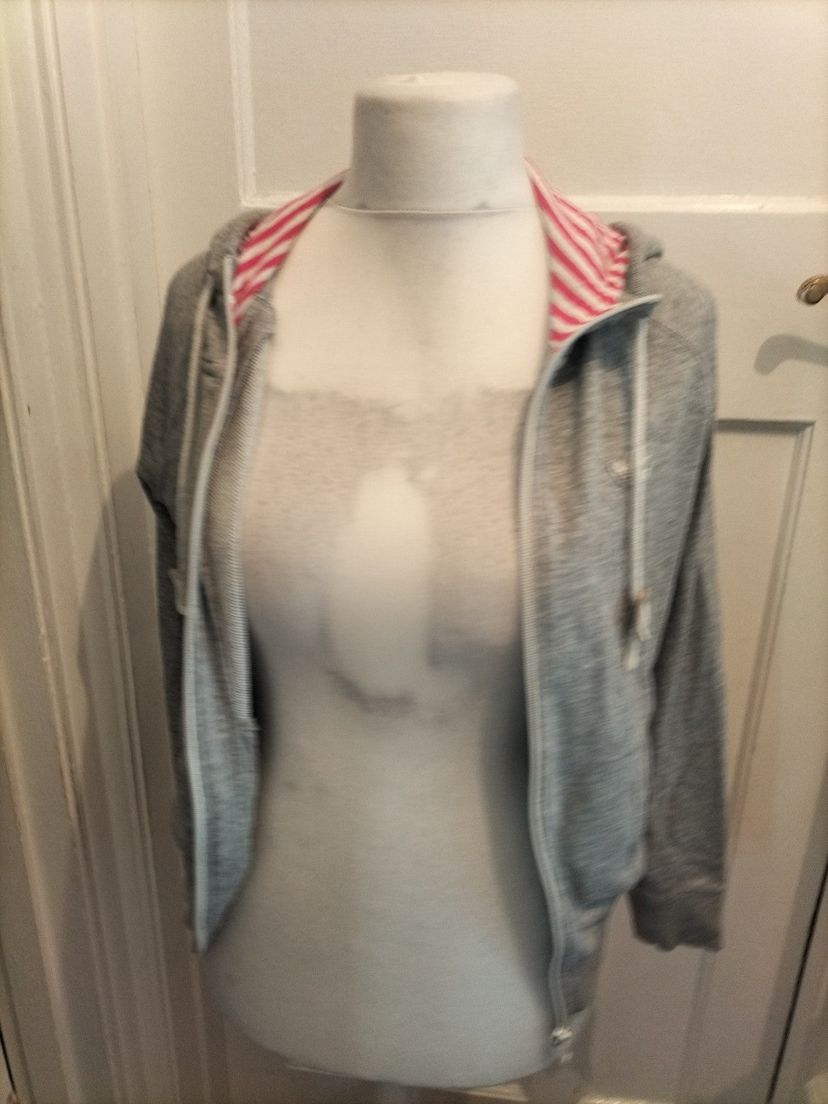 Adidas 10/12 Grey Full Zip Hoodie