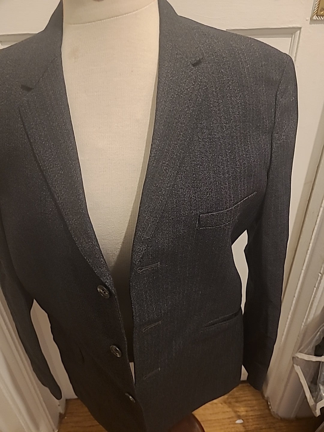 Mens Burton Size XL Tailored Navy Lined Blazer