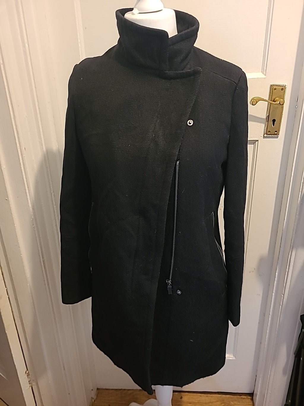 Ladies Next Outerwear Size 8 Black Lined Jacket