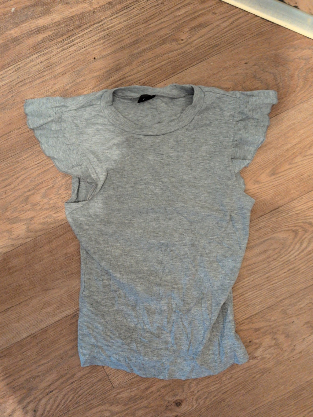 Shein XS Grey Short Sleeve T-shirt