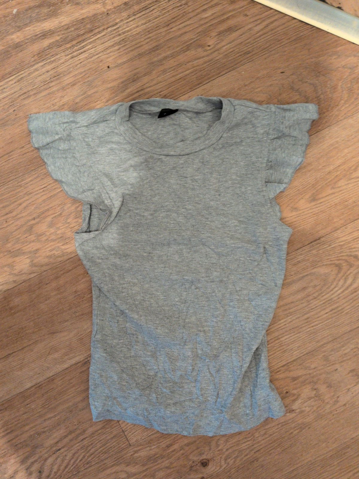 Shein XS Grey Short Sleeve T-shirt