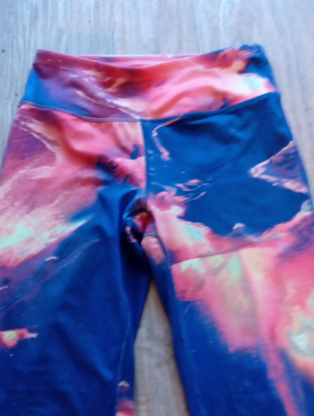 Ladies Sweaty Betty Size XS Orange Black Leggings