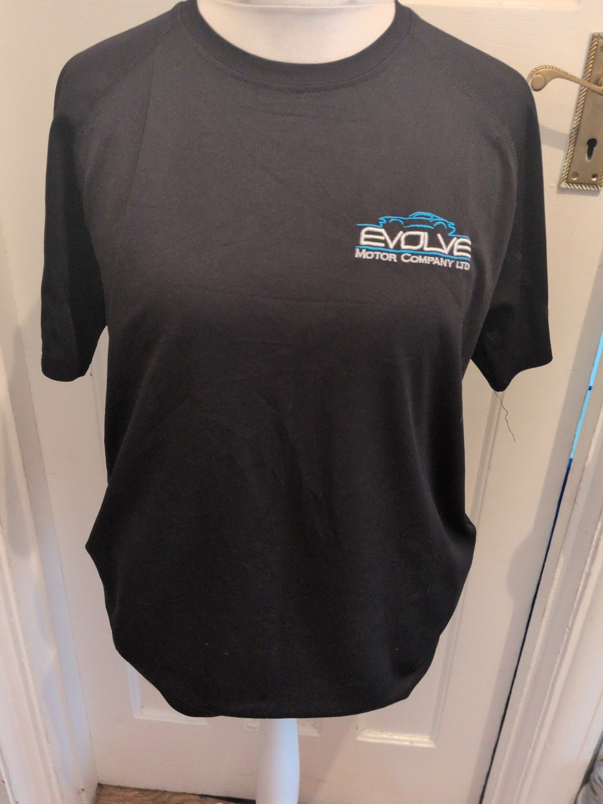 Large Evolve Black Motor Company Short Sleeve T-shirt