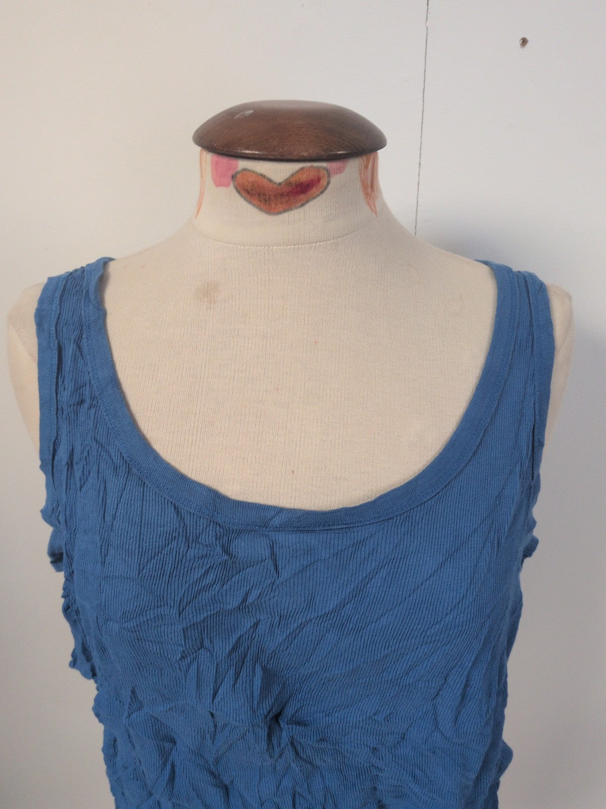 Ladies Arcadia Groups Size 22/24 Blue Sleeveless T-shirt