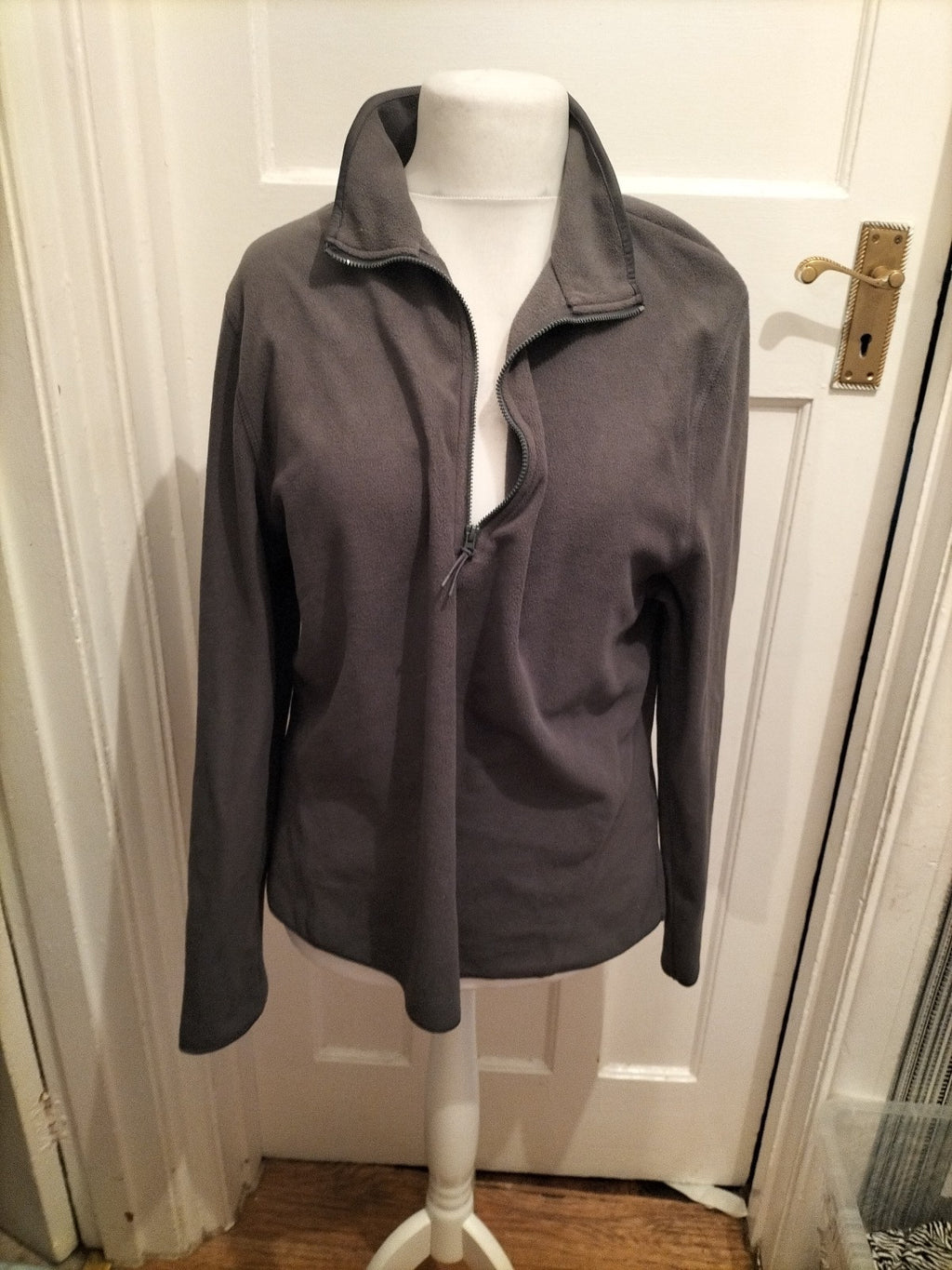Primark 18/20 Grey Semi Zip Pullover Jumper