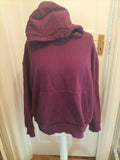 Mens Asos Size 2XL Deep Purple Pullover Hoodie Small Paint Mark On Front
