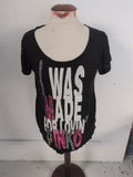 Pinko Small Black With Multicoloured Sequins Short Sleeve T-shirt