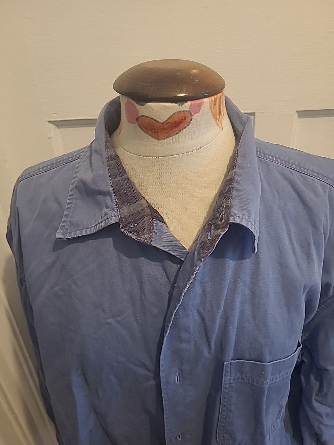 Mens Kingston Size XL Blue Lined Long Sleeved Jacket