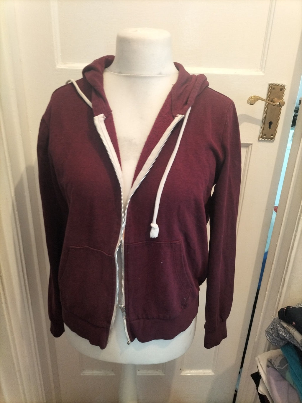 Divided H&M Large Purple Full Zip Hoodie