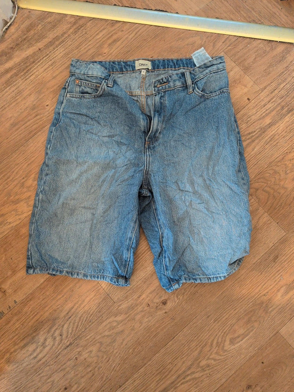 Only Medium Blue Denim Shorts