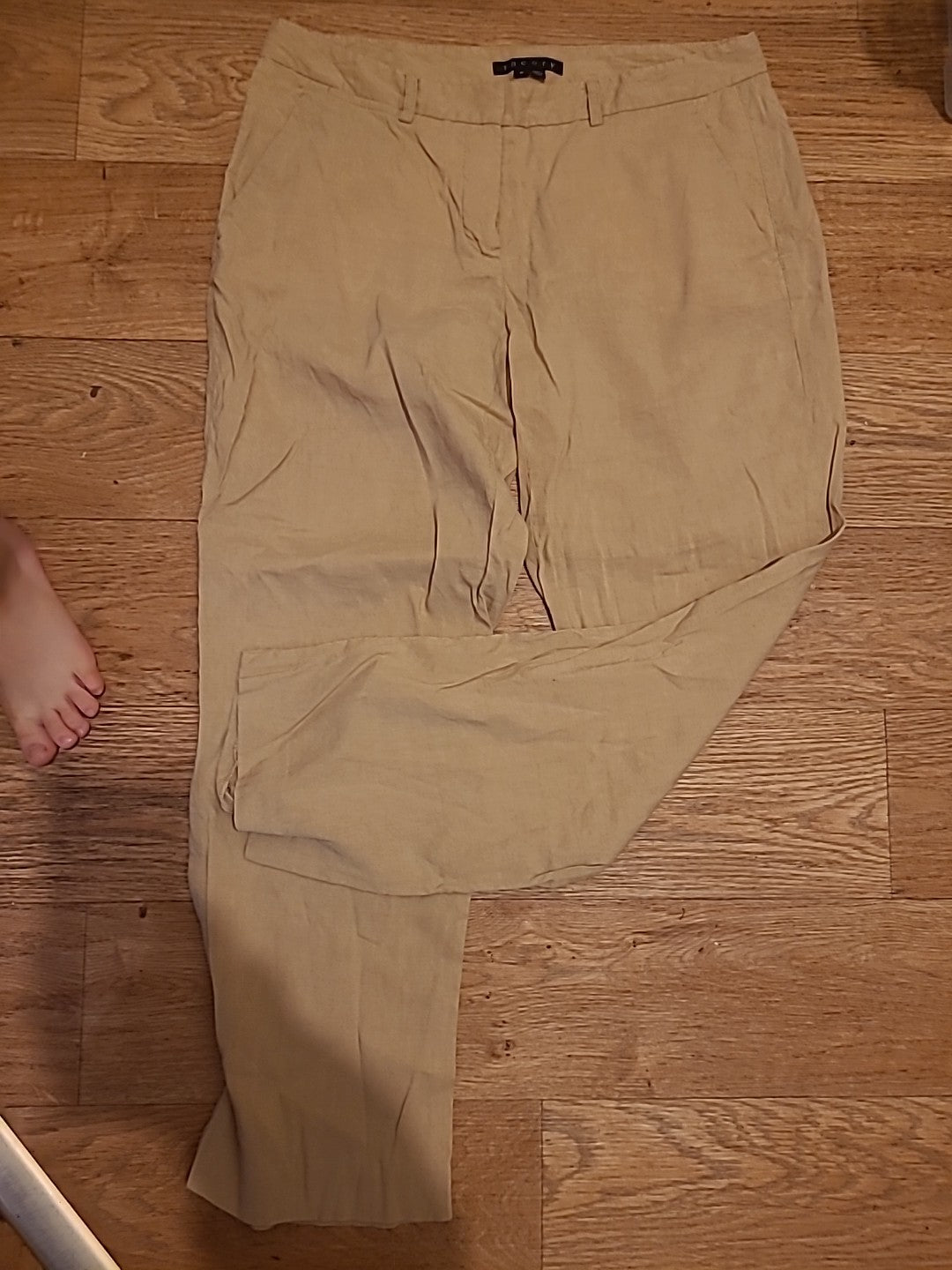 Ladies Theory Size 6(Approx 14) Camel Trousers
