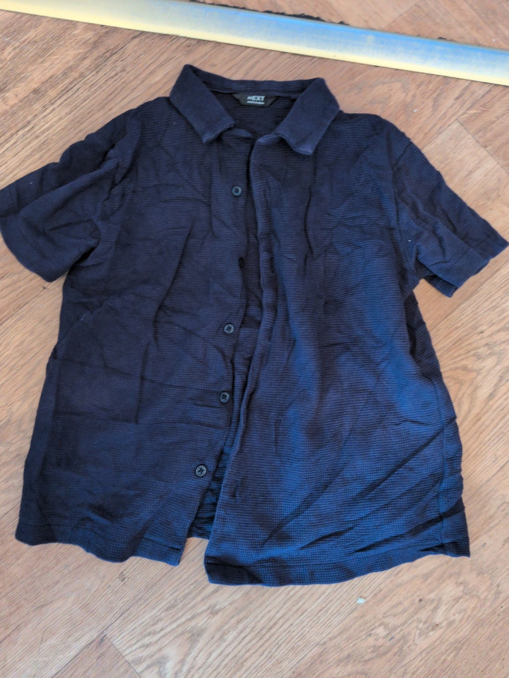 Next 7 Years Navy Short Sleeve Buttoned Shirt
