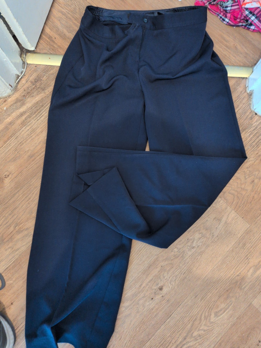 Label Be 16 Navy Trousers Straight Leg