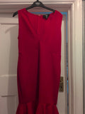 Ax Paris 14 Red V Neck Sleeveless Dress