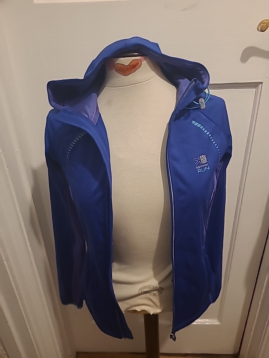 Ladies Karrimor Size 8 Purple Long Sleeve Running Coat