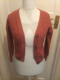 Ladies Primark Size 2XS Blush Long Sleeved Cardigan