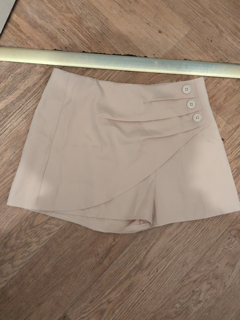Large Pale Pink Wrap Shorts