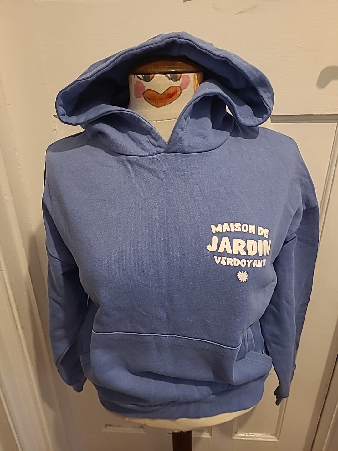 Mens Pacific Republic Size XS Blue Print Pullover Hoodie