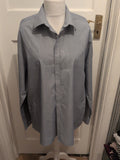 F&F 18" Slim Fit Grey Long Sleeve Shirt