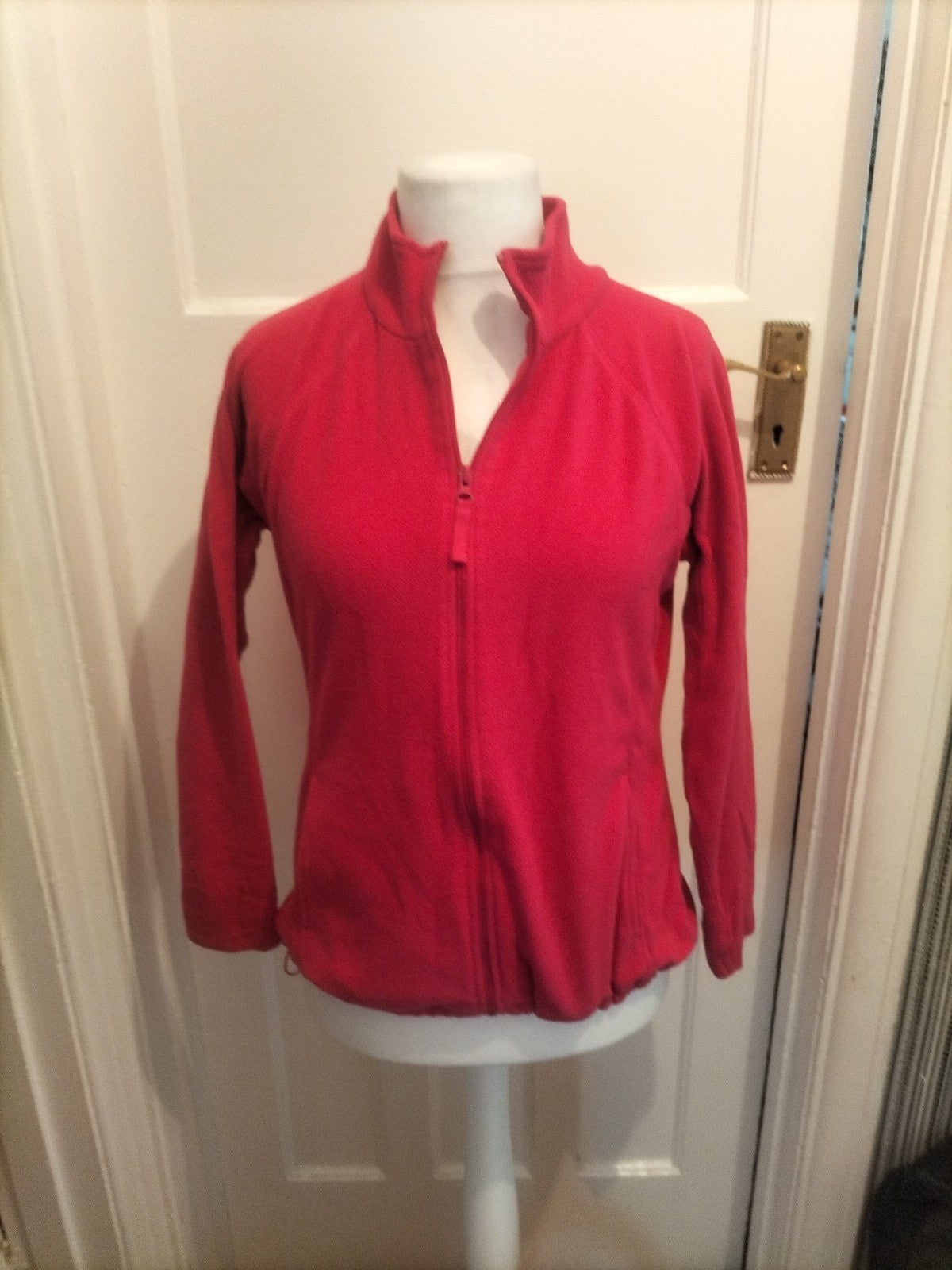 Ladies Mountain Warehouse Size 12 Cerise Full Zip Jumper