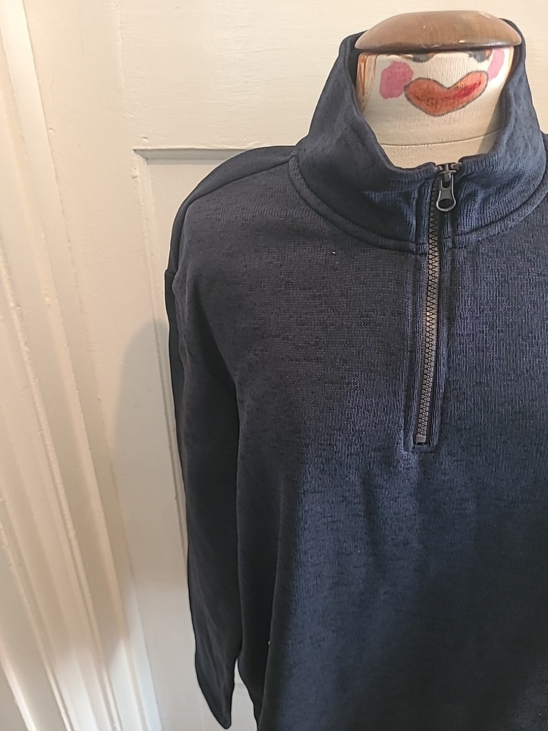 Mens Atlas Size XL Navy Long Sleeved Pullover Jumper