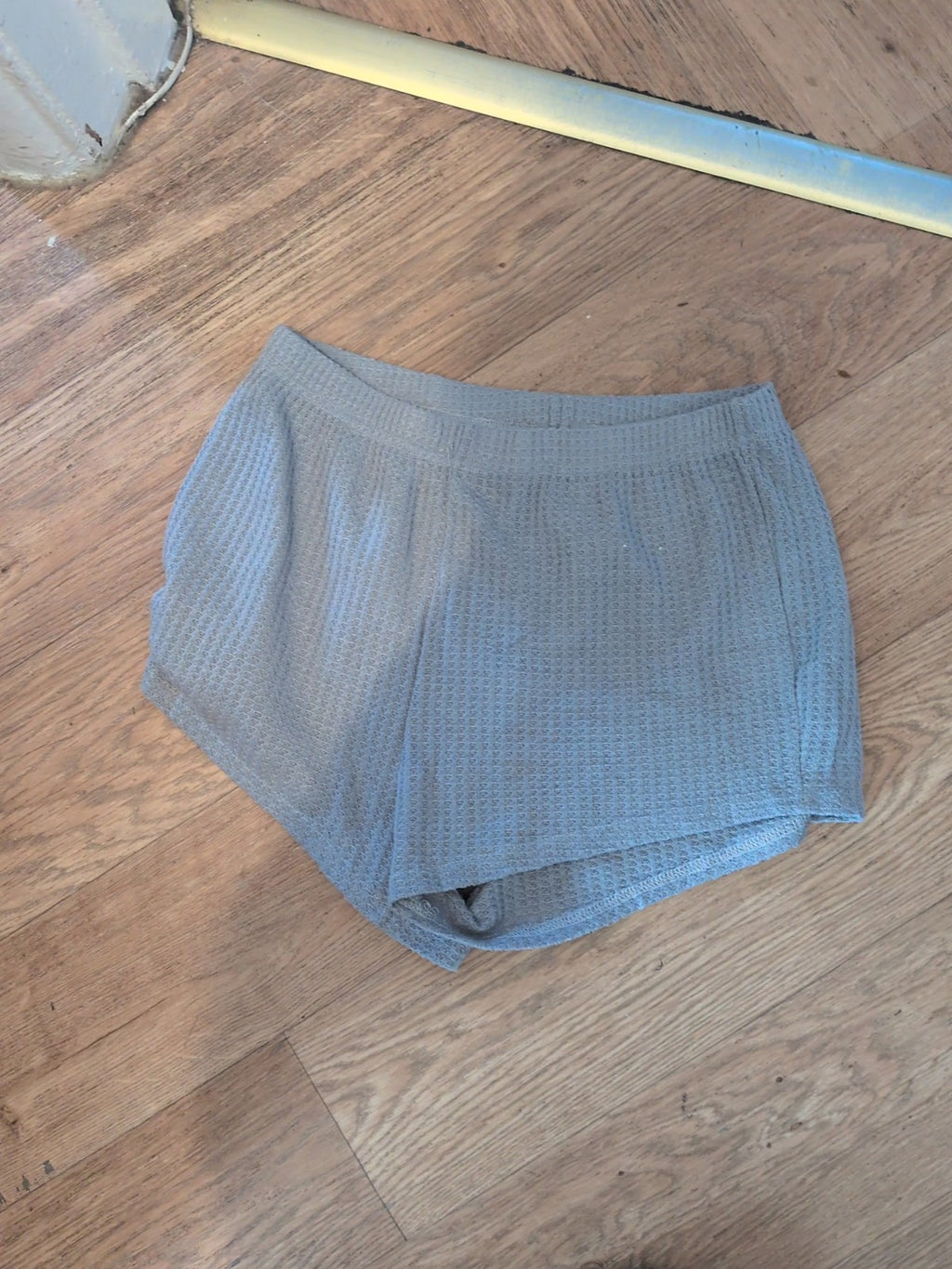 Medium Grey Elasticated Hot Pants