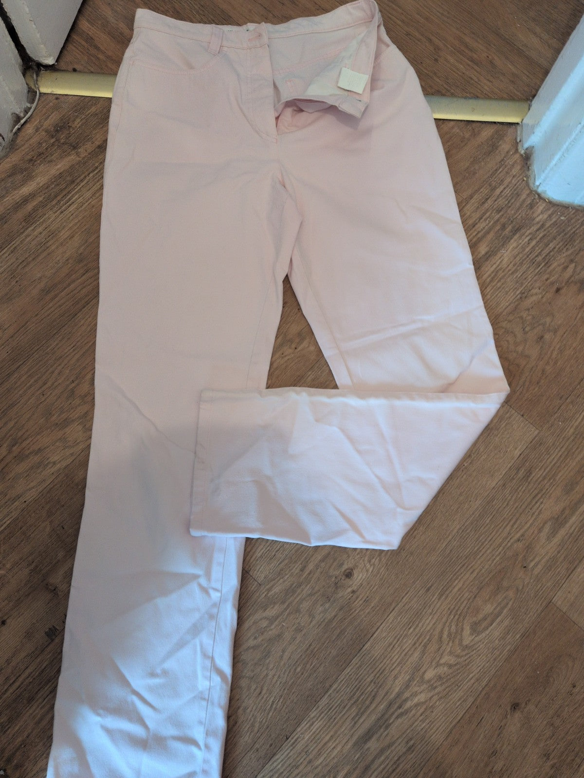Ladies Wichele Size 14 Pink Comfort Slim Leg Jeans