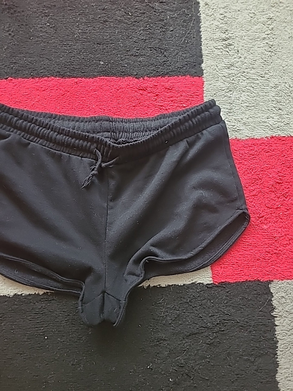 Ladies Primark Size 10-12 Black Elasticated Hot Pants